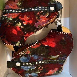 Jeffrey Campbell floral wedges